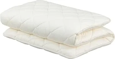 FULI Colchón de futón japonés, cama plegable y portátil, almohadilla de dormir enrollable, Shikibuton, fabricado en Japón (blanco, individual)