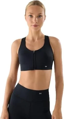 YSABEL MORA Sujetador Deportivo Alto Impacto Cremallera Frontal