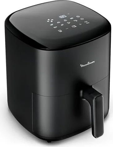 Moulinex Easy Fry Max 5L, Freidora de aire, 10 Programas, 6 Personas | Ahorro energético hasta 70%, Panel control intuitivo, 10 Programas automáticos, Para 6 personas, EZ2458