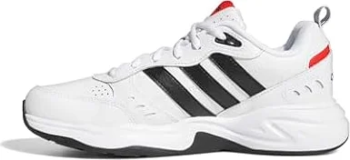 adidas Hombre Strutter Shoes, Cloud White / Core Black / Active Red, 43 1/3 EU