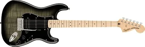 Fender Affinity Stratocaster FMT HSS, guitarra eléctrica, diapasón de arce, Black Burst