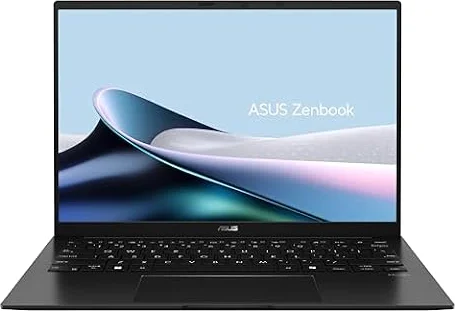 ASUS Zenbook 14 OLED OLED UM3406GA-QD068W Copilot+ PC - Ordenador Portátil 14" WUXGA (AMD Ryzen AI 7 445, 16GB RAM, 512GB SSD, Radeon 840M, Windows 11 Home) Negro Jade - Teclado QWERTY español