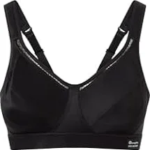 Champion Sa N102 Classic Bra Sujetador Deportivo, Negro, 85D para Mujer
