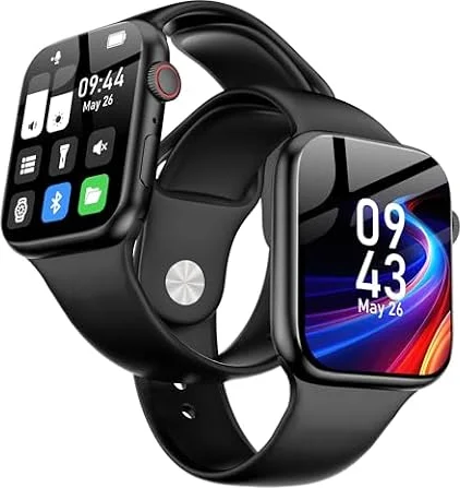SWOFY Reproductor MP3 32GB Bluetooth 5.3, Pantalla Táctil, Pulsera Deportiva – Grabación HiFi, Rastreador de Fitness, para Carrera/Gimnasio (Negro)