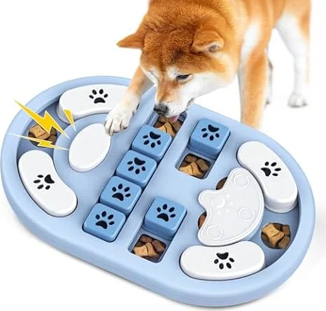 Blanlody Juguete Interactivo Perro Juguete Perro Interactivo para Tedioso | Juegos Interactivos para Perros Aumentar El Ci Juego Inteligencia Perros Apto para Cualquier Raza Puzzle Perrito De Regalo