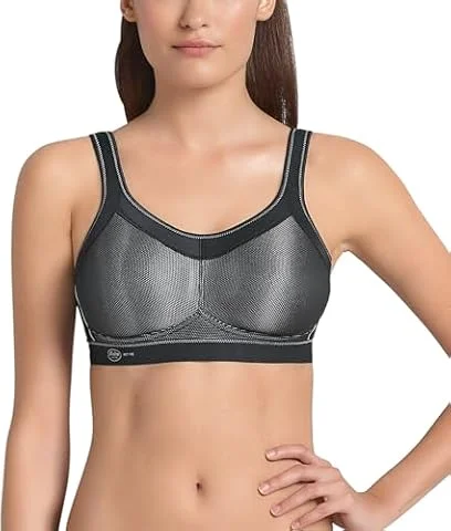 Anita Active Momentum - Sujetador deportivo para mujer, Negro (Schwarz 001), 85C EU