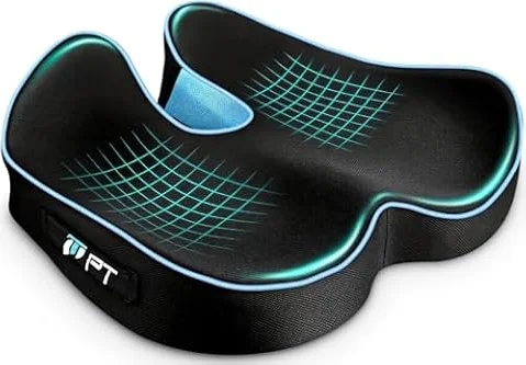 POOTACK Cojín Silla Oficina – Espuma Viscoelástica para Gaming y Oficina | Almohada en forma de U, gran tamaño, ideal para sillas de oficina y gaming, mejora el confort y el apoyo diario