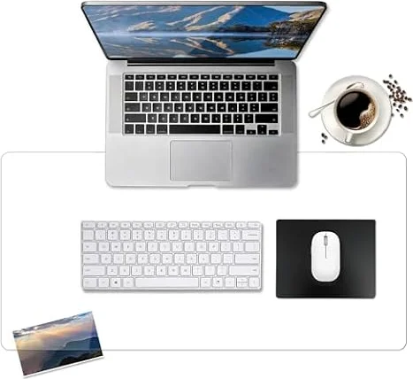 Bleswin Almohadilla De Escritorio Transparente Multiusos - Almohadilla De Escritorio Para Manualidades, Comedor, Trabajo, Escuela Y Oficina En Casa (80 * 40Cm)