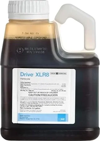 Herbicida Drive XLR8, 1,8 litros mata las malas hierbas