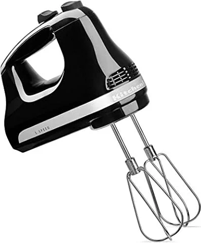 KitchenAid Mezclador de mano de 5 velocidades, clásico 5KHM5110BOB