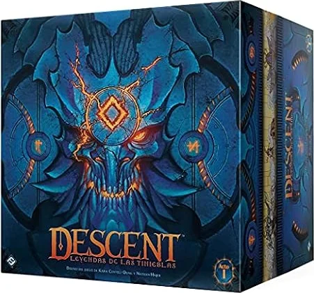 Asmodee Descent: Leyendas de Las Tinieblas | Juego de Mesa Cooperativo de Aventuras para Adultos y Jóvenes, A Partir de 14 Años, De 1 a 4 Jugadores, 3-4 Horas, Español