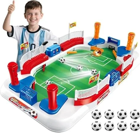 Futbolines para Niños Regalo Niño 4 5 6 7 8 Años Juguete Juego Mesa | Mini Futbolin Como Juguetes Niño Ideal Para Regalo De Cumpleaños Y Navidad, Juego De Mesa Interior Para Familia Y Amigos