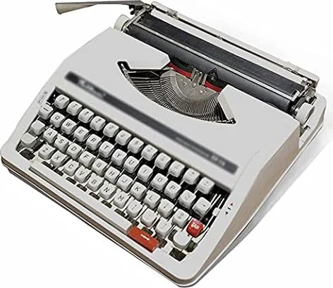 GLJDMBD Máquina de Escribir Vintage para el Flujo nostálgico, máquina de Escribir Manual a la Antigua Retro máquina de Escribir portátil Tradicional